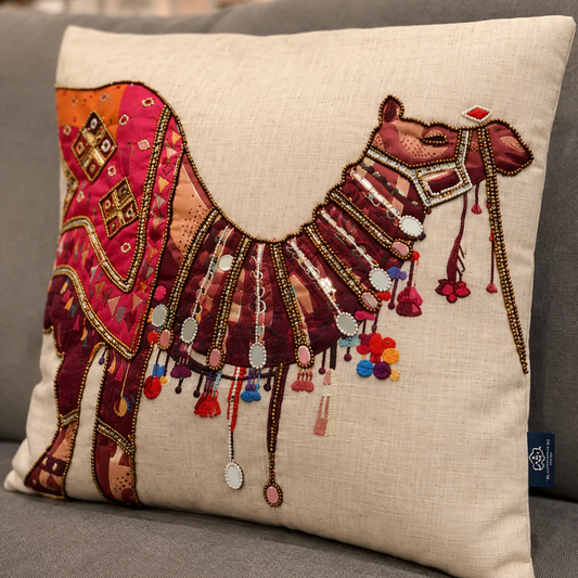 Desert Caravan Cushion Cover