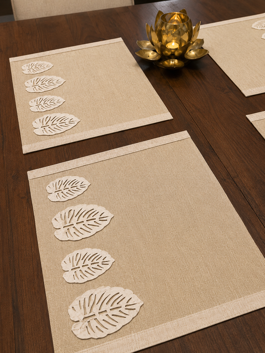Ivory Leaf Placement Set